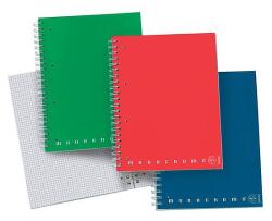 Pigna Monocromo spirálfüzet A5 70 lapos vonalas vegyes színekben