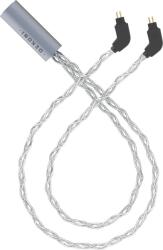 Dekoni Audio Ensemble Post-Split 2-Pin IEM Silver Braided Кабел за слушалки (<![CDATA[CBZ-Y-TW-2PIN]]>)