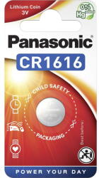 Panasonic CR1616 3V lítium gombelem, 1 db/bliszter (CR-1616-1BP-PAN)