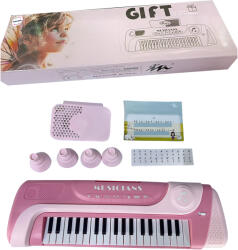 Mamido Gyermek elektromos billentyűzet 37 billentyűvel rózsaszín (MT1269)