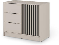  NELLY K2 komód - kasmír / fekete (10000016429)