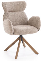  CARLA forgószék K585 - bézs/dió (10000014861)