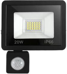  Kültéri LED reflektor mozgásérzékelővel 20W (v12347)