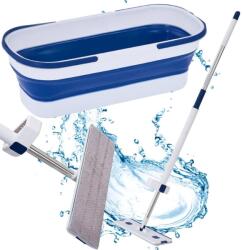  Felmosó szett mikroszálas betéttel, összecsukható vödörrel, teleszkópos nyéllel (v27541)
