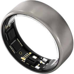 Ultrahuman Ring Air - Smart Ring, Charger, USB Cable / Size-13- Raw_Titanium (UHRA-RT-13) - bbmarket