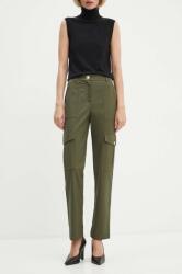 Marciano by Guess nadrág ALICE női, zöld, magas derekú cargo, 4YGB16 7124A - zöld 36
