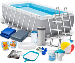 Intex Keretes kerti medence 400 x 200 x 100 cm 17 az 1-ben INTEX 26788 (26788-17W1)