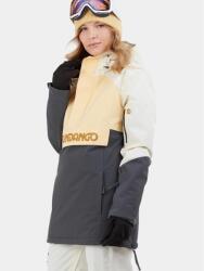 Fundango Birch ECO Logo Anorak női síkabát M szürke|sárga