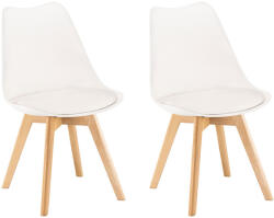 Leziter Silla étkezőszék 2 db fehér színben (DA232AW_2) - stuxi