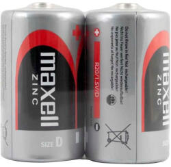Maxell Féltartós Góliát D R20 elem x 2 db fóliában (MX-R20-S2)