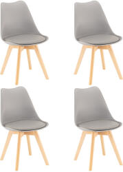 Leziter Silla étkezőszék 4 db szürke színben (DA232AG_4) - stuxi