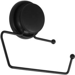YOKA tapadókorongos WC papír tartó (fekete)
