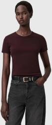 AllSaints pamut póló - burgundia M