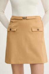 Guess szoknya CHRISSY bézs, mini, harang alakú, W5BD61 KCMU2 - zöld L