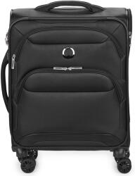 DELSEY Valize flexibile SKY MAX 2.0 4DR CABINE 55CM SLIM DELSEY PARIS Negru Unic Valiza