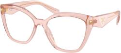 Prada PR20ZV 19Q1O1 Transparent Peach Demo Lens szemüveg (PR20ZV 19Q1O1)