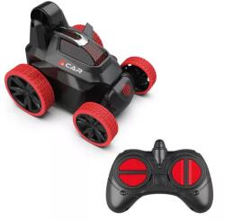  RC távirányítós kaszkadőrautó fénnyel, piros (DF01)