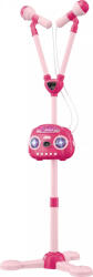 Dupla mikrofon álvánnyal, rózsaszín (HY832-E)