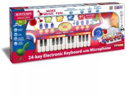 Bontempi Bontempi, 24 billentyűs játékszintetizátor mikrofonnal, piros (122932)