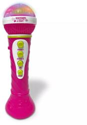 Bontempi Bontempi, Karaoke játékmikrofon fényhatásokkal, rózsaszín (412072)