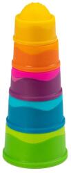 Fat Brain Toys Fat Brain Toys, Puha toronyépítő bébijáték (F293ML)