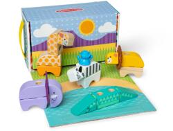 Melissa & Doug Blockables, Szafari állatos szett (6074903)