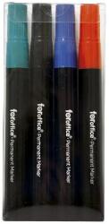 Foroffice Permanent marker Foroffice, kerek hegyű hegyű, 1, 5-3mm, 4 db-os készlet, (A-609765) - mystock