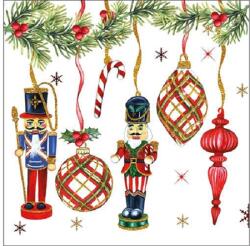 AMBIENTE Szalvéta 33x33cm 20db/csomag Nutcrackers Decoration diótörő