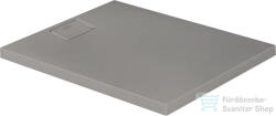 Duravit STONETTO 100x80 cm-es zuhanytálca szifon nélkül, matt beton 720147180000000 (720147180000000)