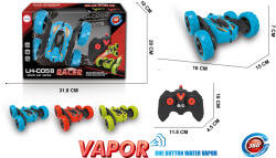 Mamido Távirányítós Autó Vízzel Működő Gőzzel RC Kaszkadőr 360°-os Fordulatokkal Piros (MT1388) - mamido