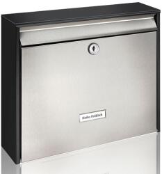 Burg Wächter Oxford 6877 utcai postaláda (fekete-inox)