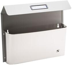 Silmec 41? 515.9007 szórólaptartó / reklámanyag tartó (szürke-inox)