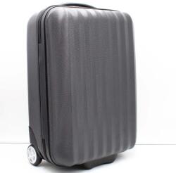 KROKOMANDER fekete két kerekű kicsi műanyag kabinbőrönd kr-1002-1b