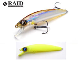 Raid Japan Raid Level Minnow Quik72 7, 2cm 5, 2gr 002 Lemon Power Wobbler (RAID14670)