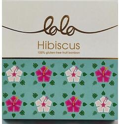  Lolo Hibiscus Gluténmentes Tejcsokoládés Gyümölcsbonbon Hozzáadott Cukor Nélkül 100g