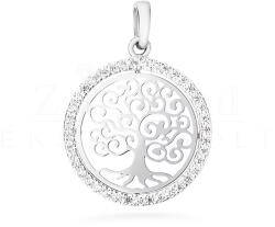  14 karátos fehérarany életfa medál (AU14033) AU14033