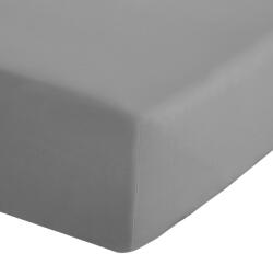 Catherine Lansfield Сив еластичен чаршаф от перкал 135x190 cm Easy Iron Percale - Catherine Lansfield (BD/18277/W/DFD/GY)