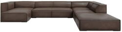 Windsor & Co Ъглов диван от кафява кожа (десен ъгъл) Madame - Windsor & Co Sofas (WIN_UR_71_F1_MADAME1)