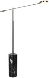 TRIO LED подова лампа в черен и сребрист цвят (височина 145 cm) Fiore - Trio Select (454610107)