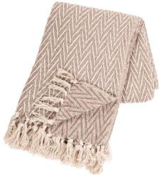 Tiseco Home Studio Одеяло от рециклиран памук 130x170 cm Alpana - Tiseco Home Studio (3411TAUPE)
