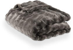 Tiseco Home Studio Сиво одеяло от микроплюш 150x200 cm Wave - Tiseco Home Studio (3683GREY)