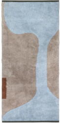 Mette Ditmer Denmark Памучна  ътека  одходяща за  ране в светлосин и бежов цвят 70x150 cm Figura - Mette Ditmer Denmark (FIGRUM70)