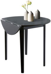 Støraa Черна сгъваема маса за хранене Quer, ⌀ 92 cm Trento - Støraa (58644015)