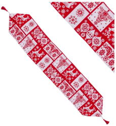 Casa Selección Покривка за маса с коледен мотив 33x180 cm Figures - Casa Selección (720893)