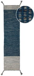 Flair Rugs Син вълнен мокет Anu, 60 x 200 cm Indira - Flair Rugs (503119368581)