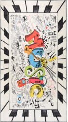 Vitaus Детски килим подходящ за пране 80x120 cm Musical - Vitaus (KRN-KID-2017-80x120)