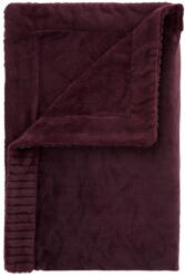 Catherine Lansfield Тъмнолилаво одеяло от микроплюш 150x200 cm Velvet and Faux Fur - Catherine Lansfield (DS/54492/W/150200/PLU)