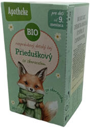 Apotheke bio kuc-kuc gyermektea lándzsás útifűvel és csipkebogyóval 20x1, 5g 30 g