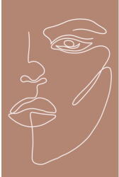 Veronika Boulová Постер 29x41 cm Woman Face - Veronika Boulová (vboulova.14)