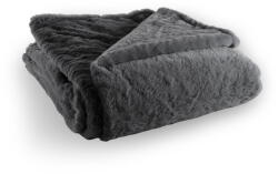 Tiseco Home Studio Сиво одеяло от изкуствена кожа 150x200 cm Ruby - Tiseco Home Studio (3611GREY)